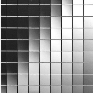 Панель мозаичная Sibu Multistyle Silver Diamond 10x10 2600х1000 мм с клеевой основой