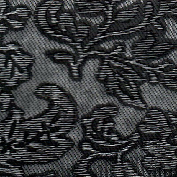 Декоративная панель МДФ Deco Цветы черный и серебро 114 2800х640х10 мм