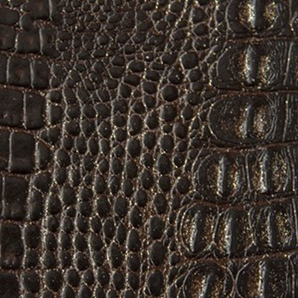 Декоративная панель МДФ Deco Крокодил коричневый блестки 124 2800х1000х10 мм