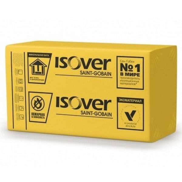 Теплоизоляция Isover Штукатурный фасад-160/Е/К 1200х600х160 мм 2 штуки в упаковке