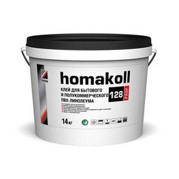 Клей для напольных покрытий Homa Homakoll 128 Prof 14 кг