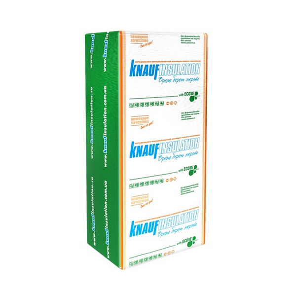 Теплоизоляция Knauf Insulation Акустическая перегородка плита 1250x610x50 мм 24 штуки в упаковке